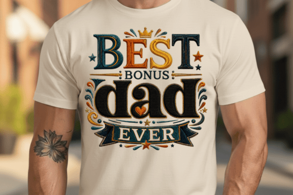 Best Bonus Dad Ever Fathers Day PNG: A Versatile Design for Creative Projects