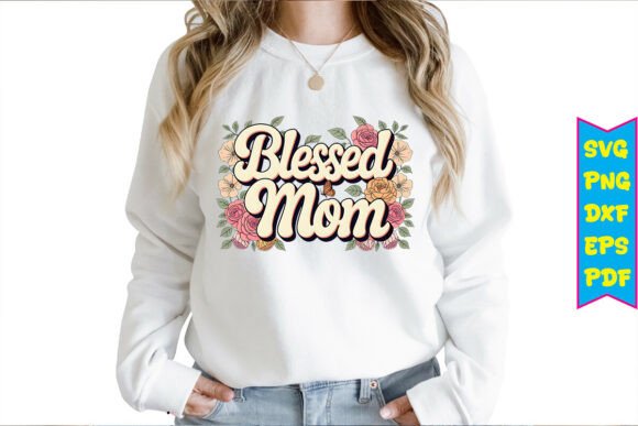Blessed Mom Free PNG Design: A Versatile Resource for Creative Projects