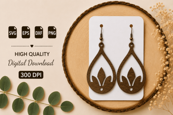 Boho Teardrop Laser Cut SVG: A Versatile Design for Creative Projects