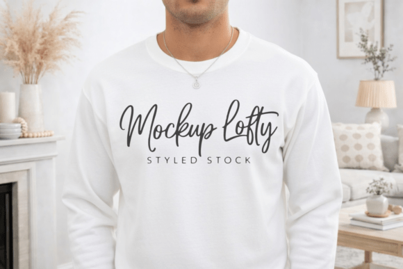 Comfort Colors C6014 White Shirt Mockup