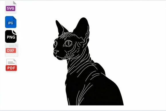 Creating Custom Designs with Sphynx Cat Silhouette SVG Cut File