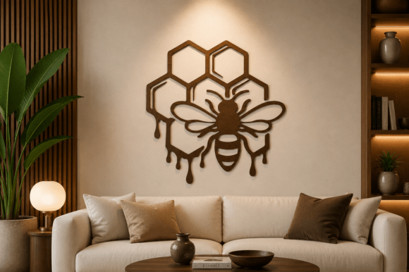 Discover the Versatility of Bee Wall Decor SVG Laser Cut File
