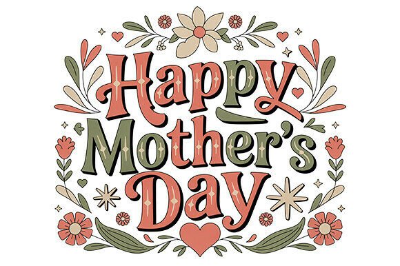Floral Mothers Day Png for Creative Projects