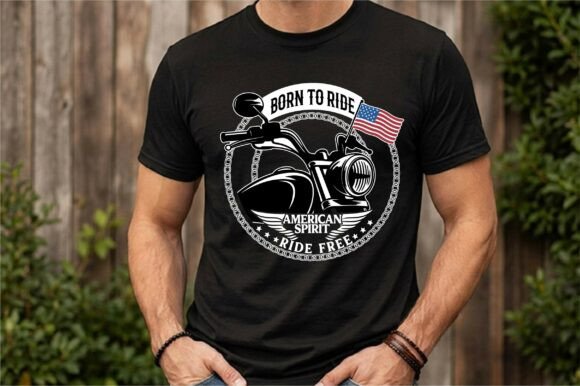Ignite the Engine of Freedom: A Deep Dive into Born to Ride American Spirit SVG