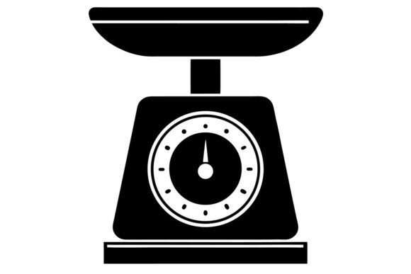 Kitchen Scale Icon Vector Graphic Design: A Versatile Tool for Creative Projects