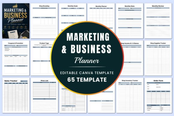 Marketing Business Planner KDP Canva: A Comprehensive Tool for Entrepreneurs and Small Business Owners