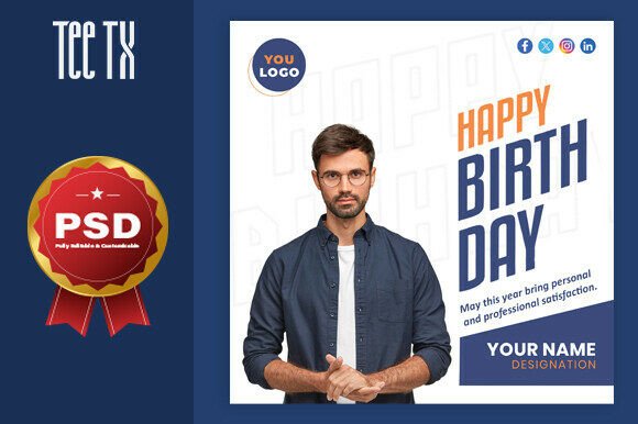 Modern Birthday Template