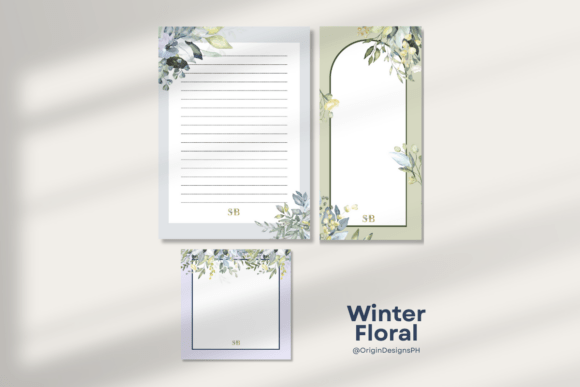 Notepad Bundle - Winter Floral: A Thoughtful Gift with Real-World Value