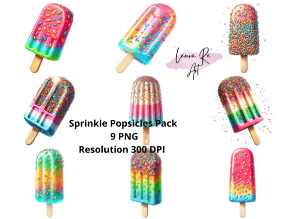 Sprinkle Popsicles Pack