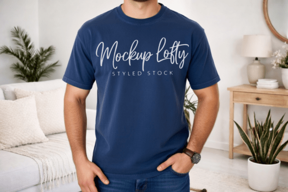 The Comfort Colors C1717 Midnight Mockup: Elevating Your Brand with Style and Simplicity