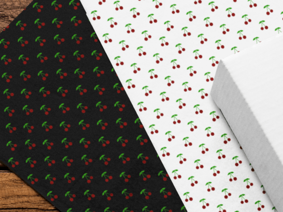 Tiny Cherry Fruit Seamless Pattern: A Subtle Elegance for Every Room