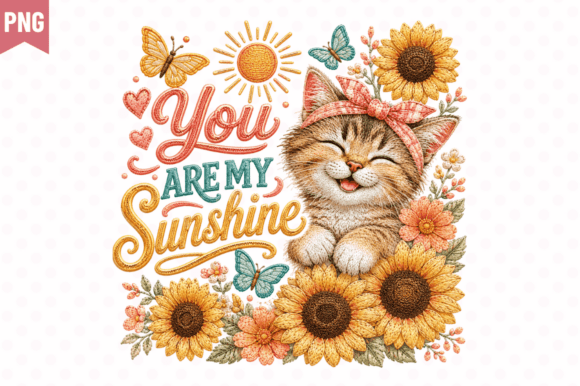You Are My Sunshine Cat PNG Design: A Creative Powerhouse for Your Projects